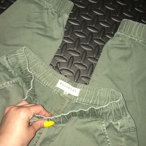 Bullhead olive green khaki joggers